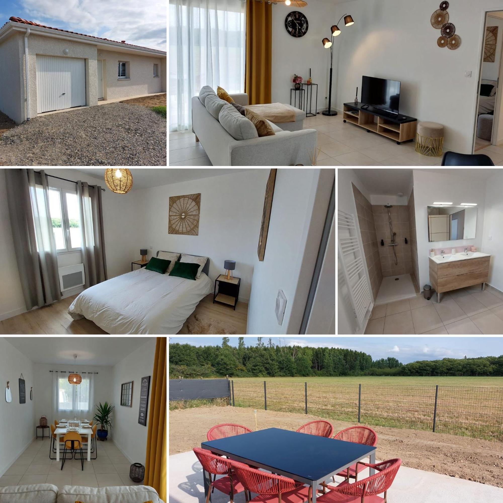 Maison Neuve A Bessens Esterno foto